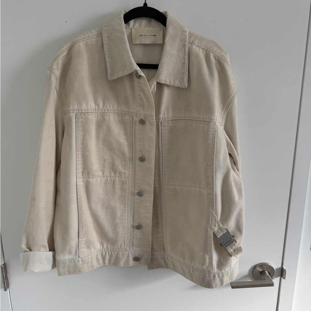 1017 ALYX 9SM Cream denim Jacket